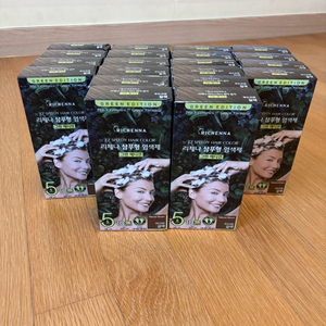 (부드러운갈색) 리체나 새치전용 샴푸형 염색제 20개