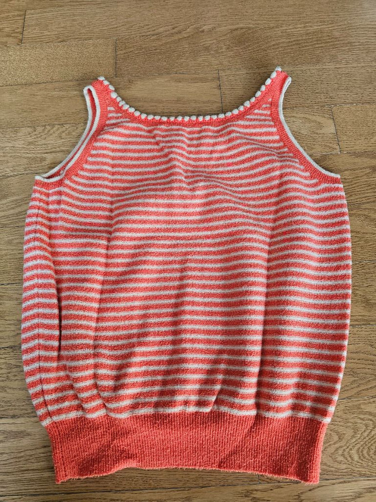 랑방컬렉션 스트라이프 니트가디건 & 슬리브리스 니트탑 이미지