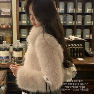 [siye] 시예 베이비 로얄 퍼 자켓 아이보리