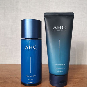 남자화장품 AHC 온리포맨 로션 + 폼클렌저 세트