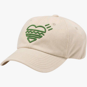 휴먼 메이드 x 쉐이크쉑 6 패널 캡 화이트