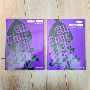 (미사용) 조정식 괜찮아 문장편 + 복습북