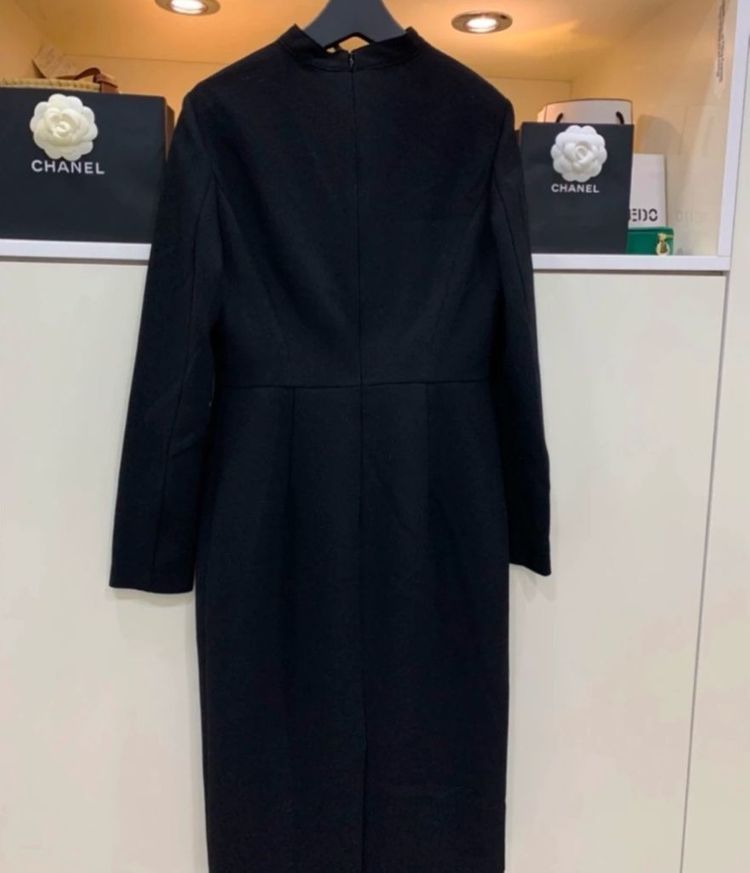 고급오피스룩 모조에스핀 블랙심플원피스(55)--4