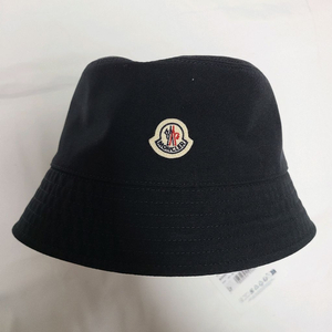 몽클레어 몽클레르 코튼 버킷햇 벙거지 모자 블랙 이미지