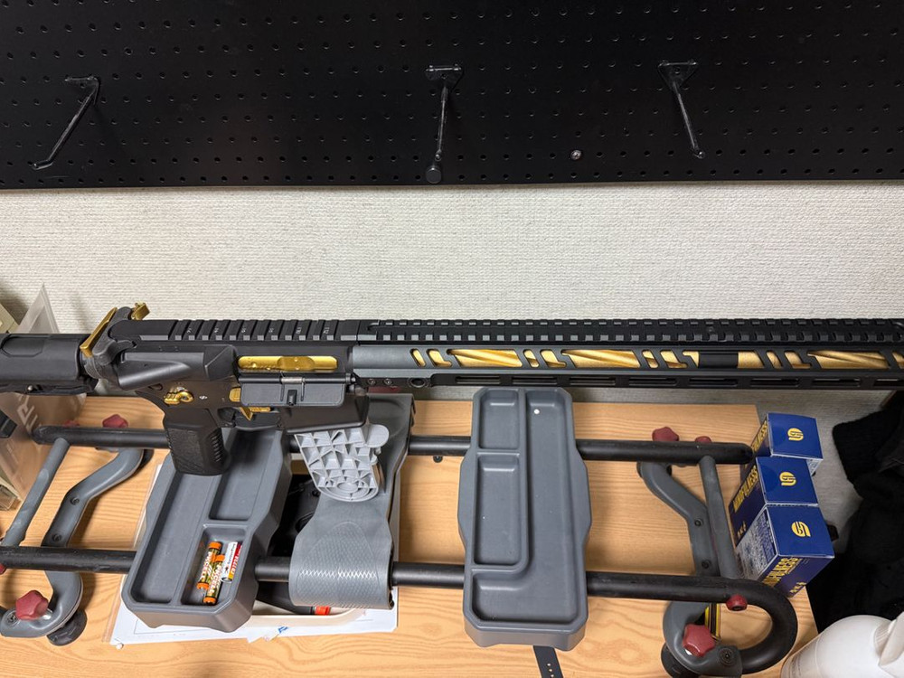 마루이 MTR-16 (gold) 에어소프트 GBB **수직 손잡이 추가되었습니다!**--2