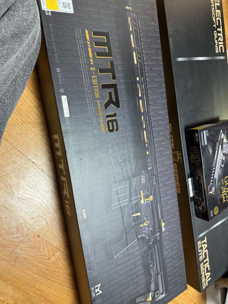 마루이 MTR-16 (gold) 에어소프트 GBB **수직 손잡이 추가되었습니다!**--7