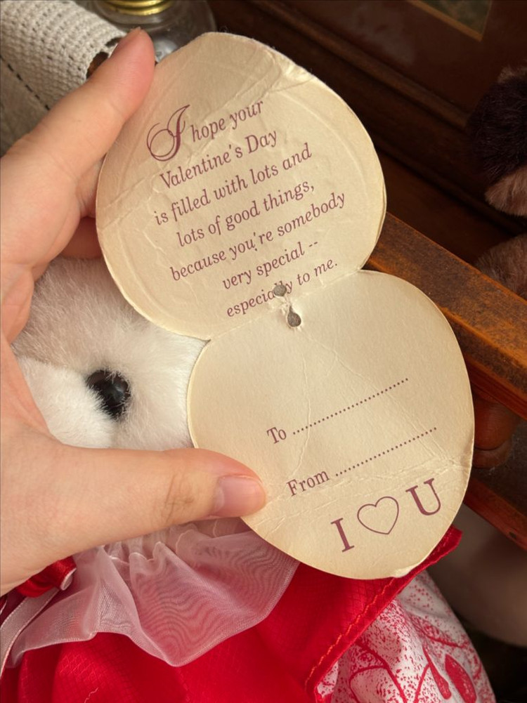 45cm) 앤틱빈티지인형 프릴 테디베어 고전곰인형 빈티지소품 모리걸히메갸루 y2k 빈티지토이 고전완구--3