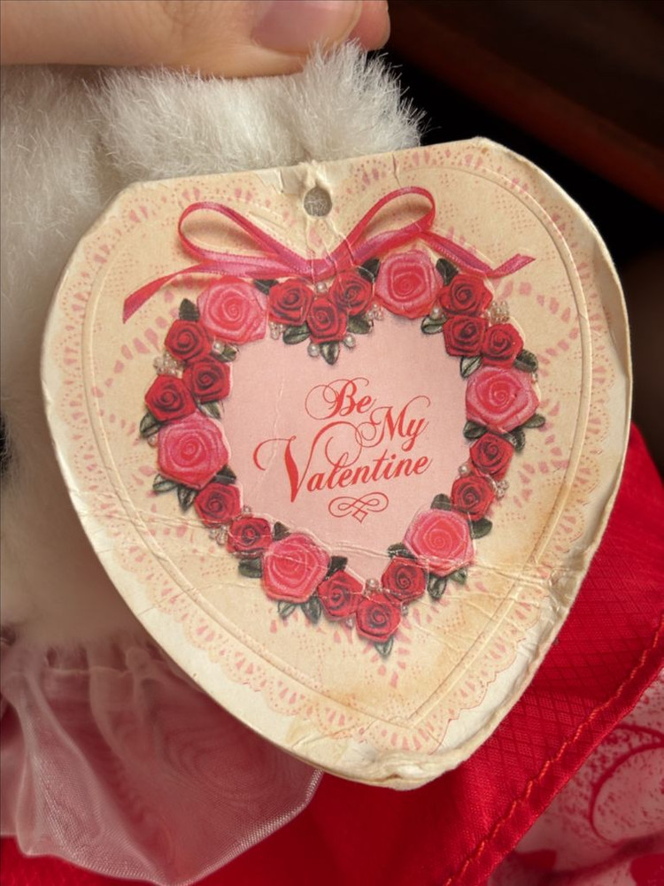 45cm) 앤틱빈티지인형 프릴 테디베어 고전곰인형 빈티지소품 모리걸히메갸루 y2k 빈티지토이 고전완구--5