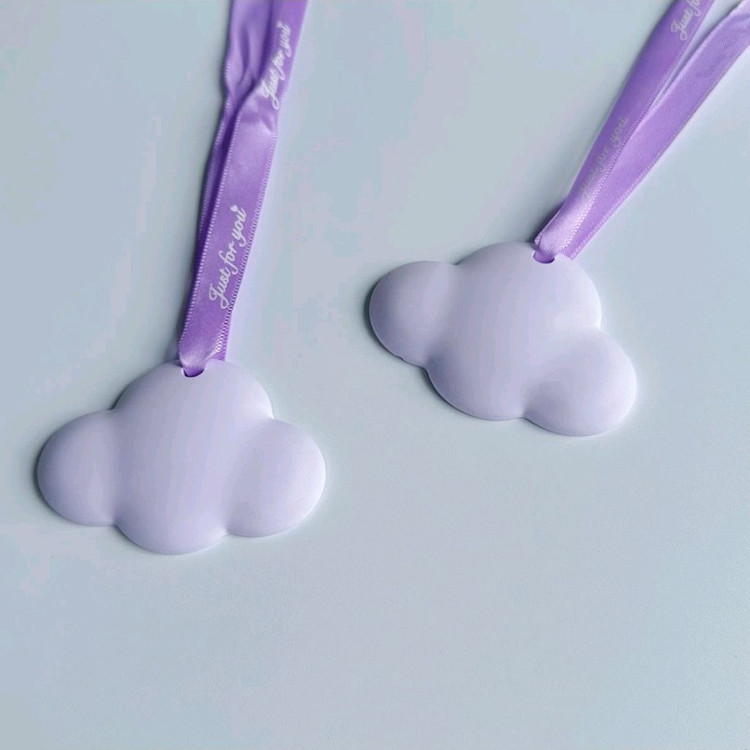 하늘색 석고 구름 체리블러썸 디퓨저 (걸이형5)--1