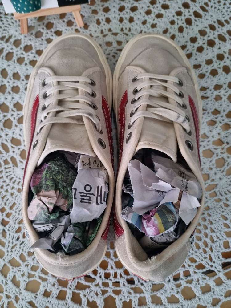 베이지 스니커즈240--1