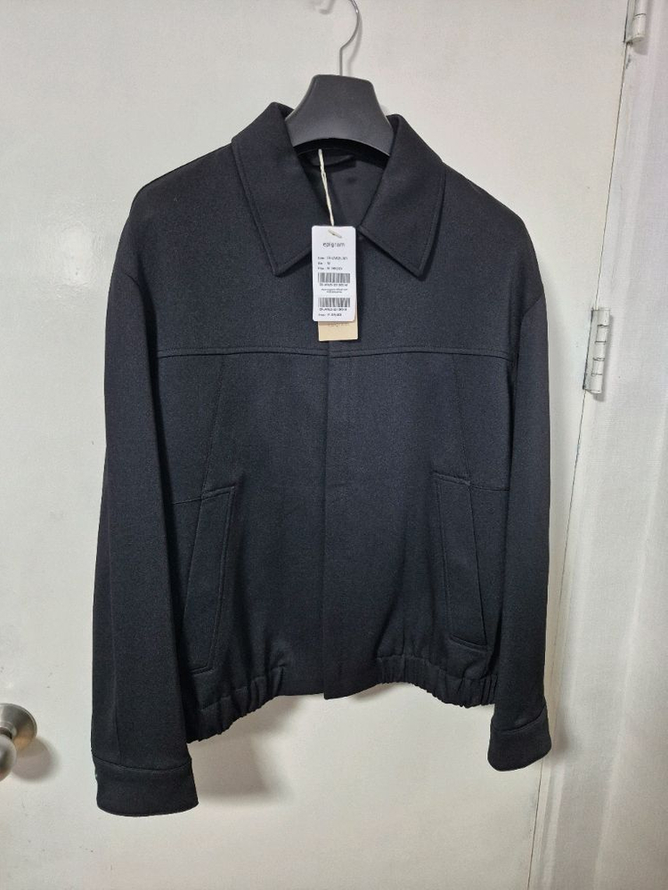 25FW 에피그램 블랙 집업 블루종 자켓--1