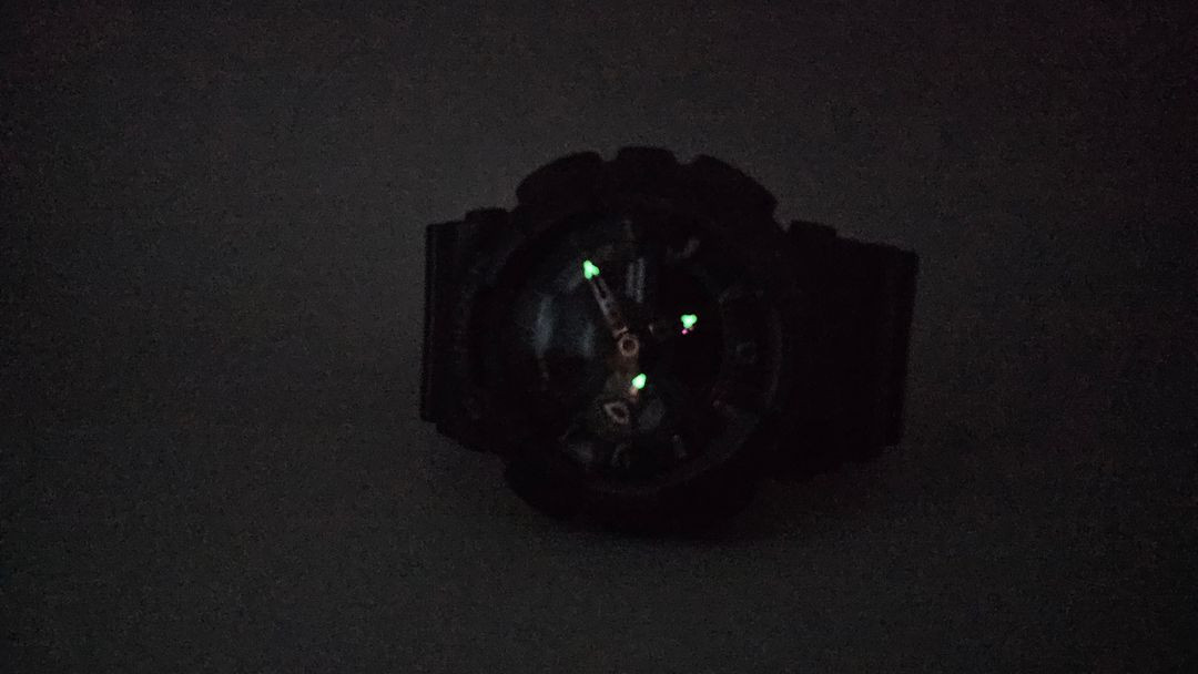카시오 지샥 GA-110 블랙 이미지