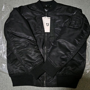 유니클로 재팬 +J 질샌더 하이브리드 MA-1 블랙/M/택 새제품