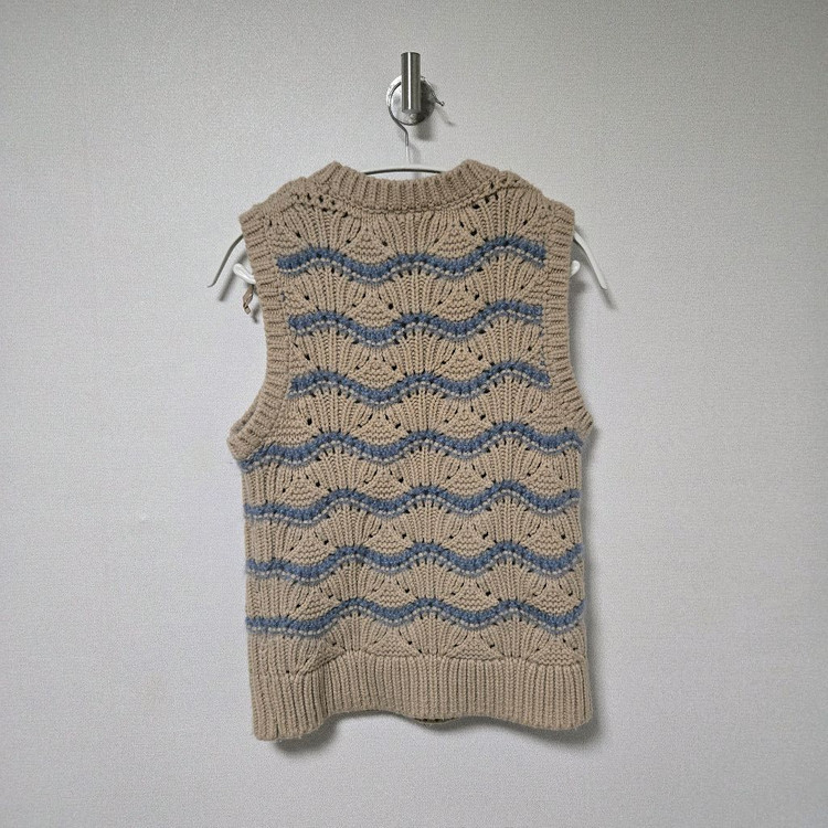 코스 모헤어 니트 베스트 /여성 조끼/여성 베스트--6