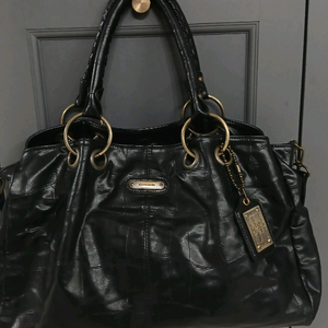 피에르가르뎅 블랙 토트백 숄더백