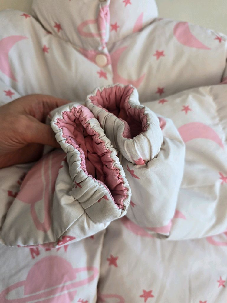 뉴발란스키즈 리버시블 패딩 140--5