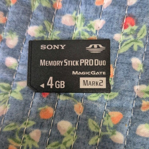 소니 메모리스틱 프로 듀오 4기가