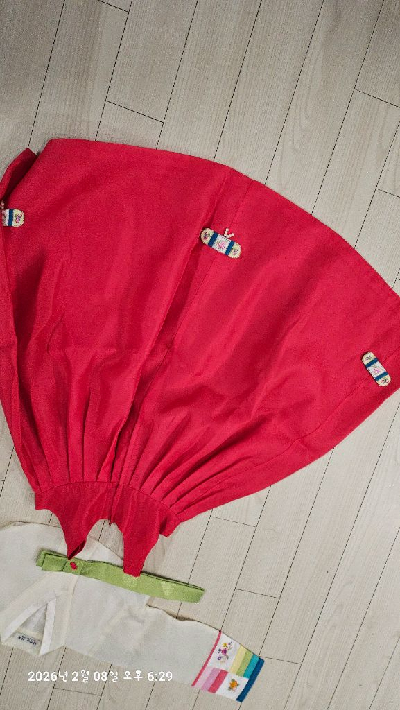 여아 한복 3 호 한복+조끼 3세4세 이미지