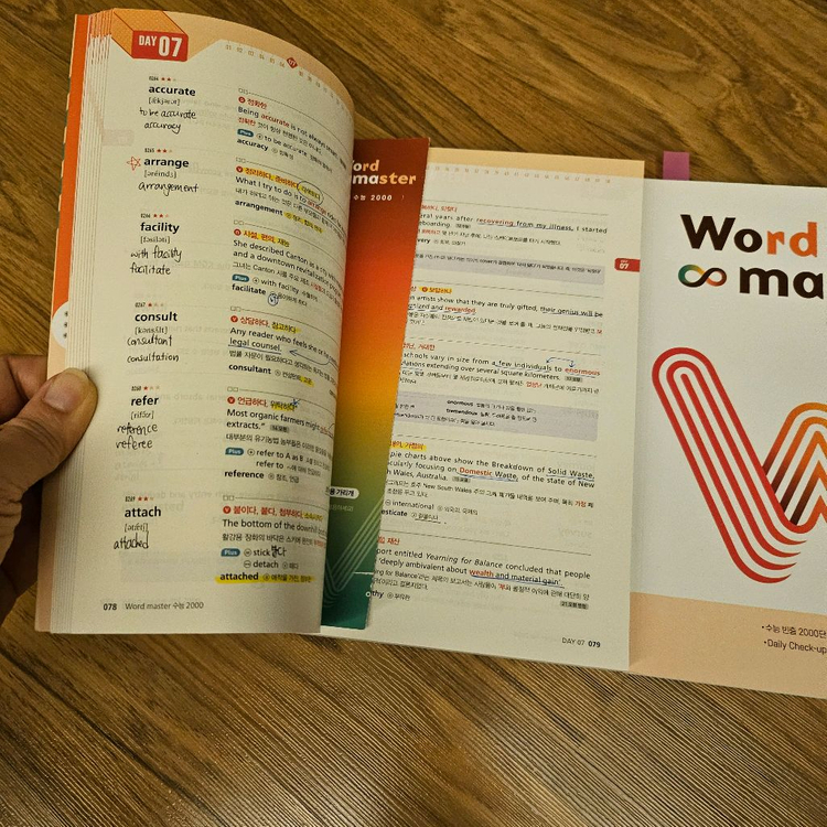 워드마스터 수능 2000 단어책+워크북+미니북--1