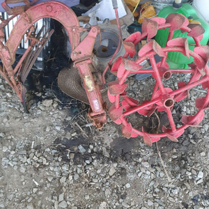 관리기 쟁기 바퀴 세트