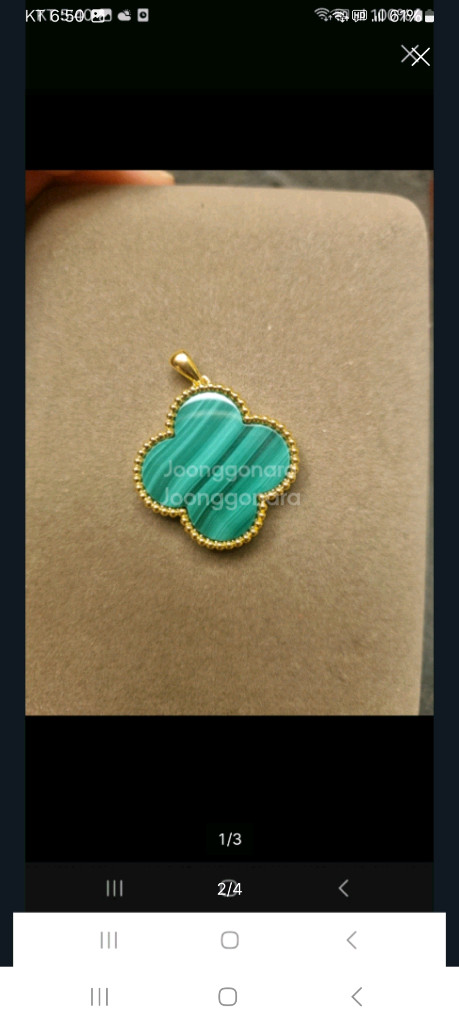 18k반땡스탈팬던트=택일가=반택--1