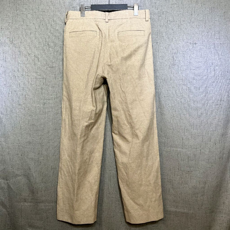 [82/32] 시스템옴므 린넨 혼방 와이드 핏 팬츠 (베이지)--2