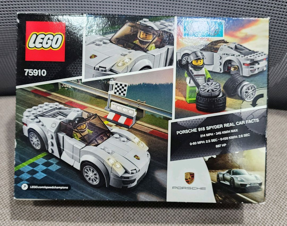 레고 스피드챔피언 75910. 포르쉐918 스파이더 (미개봉. MISB) 이미지