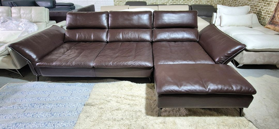 자코모 체스트 럭스 이태리 전체 통가죽 스윙소파+스툴 서울경기무료배송--1