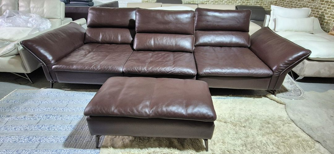 자코모 체스트 럭스 이태리 전체 통가죽 스윙소파+스툴 서울경기무료배송--7