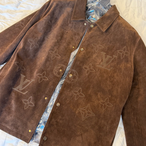 루이비통 모노그램 엠브로이더드 스웨이드 오버셔츠