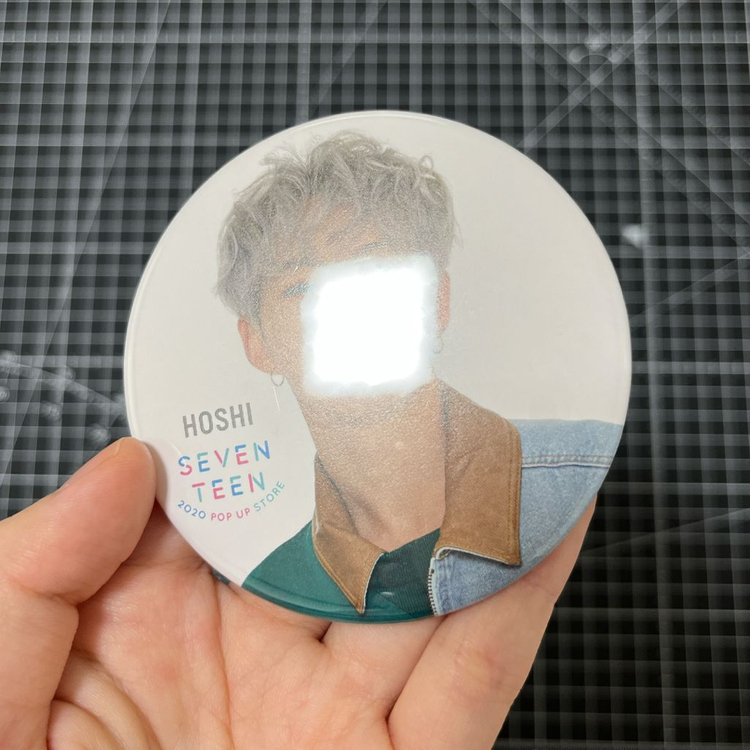 세븐틴 2020 일본 팝업 스토어 아크릴 키링 캔뱃지 보이스 키링 이미지