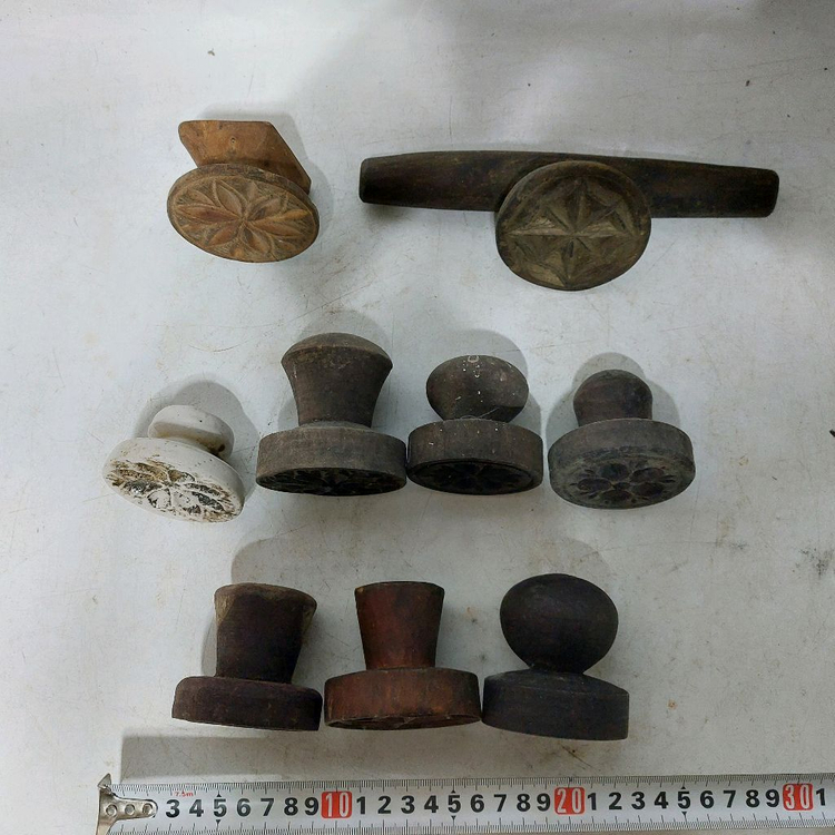 근대사 떡살. 다식판. 떡도장 - 민속품. 소품용--1