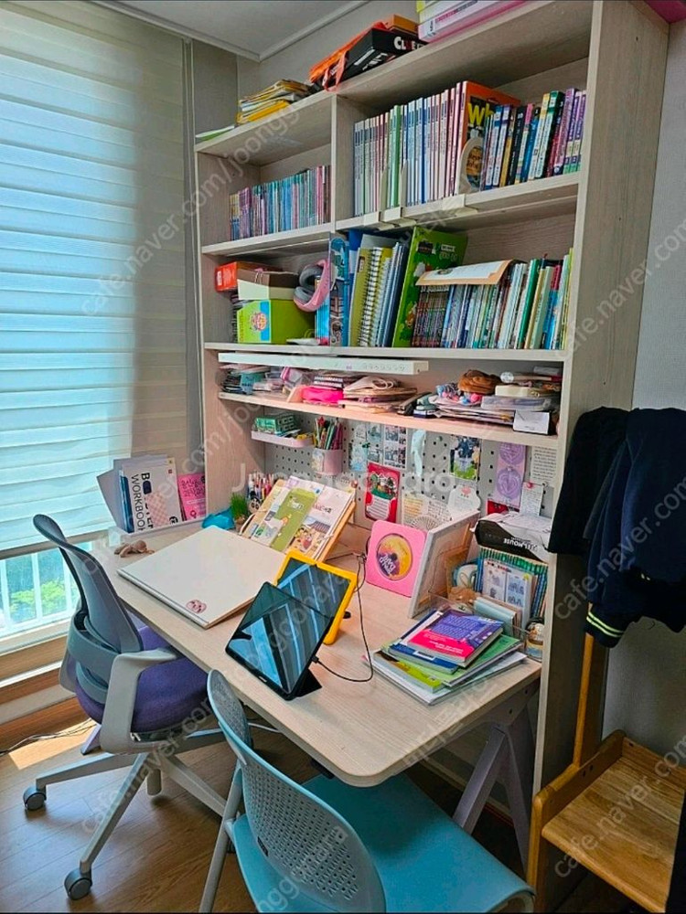 일룸 로이 모션데스크 책장 의자 포함 1400사이즈 이미지