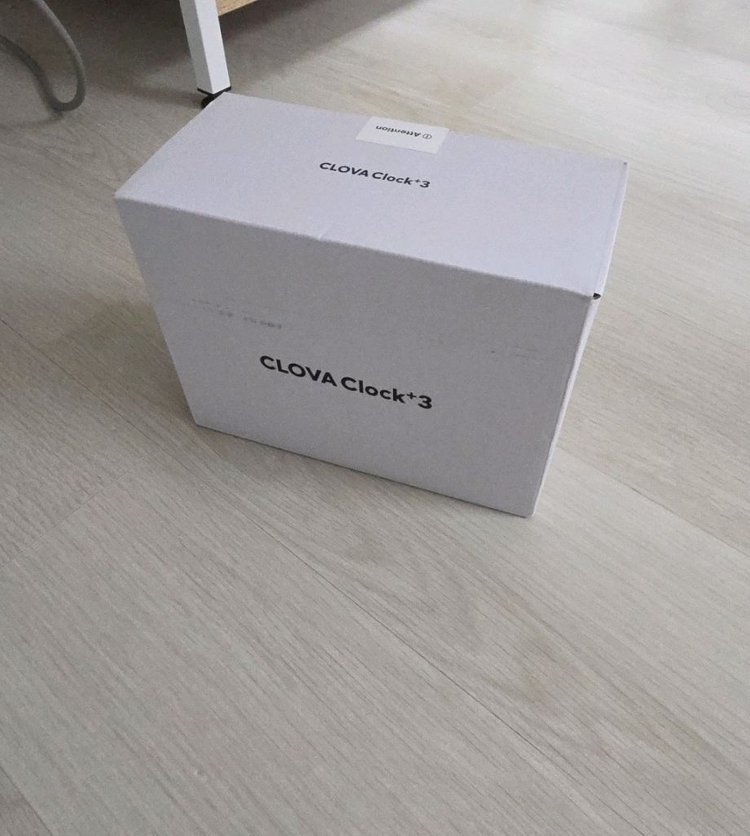 클로바 클락+ 3세대 AI 스피커 새제품--2