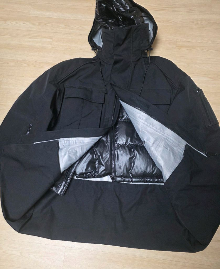 준지 21fw 고어텍스 209 구스패딩 S (100~110)--2