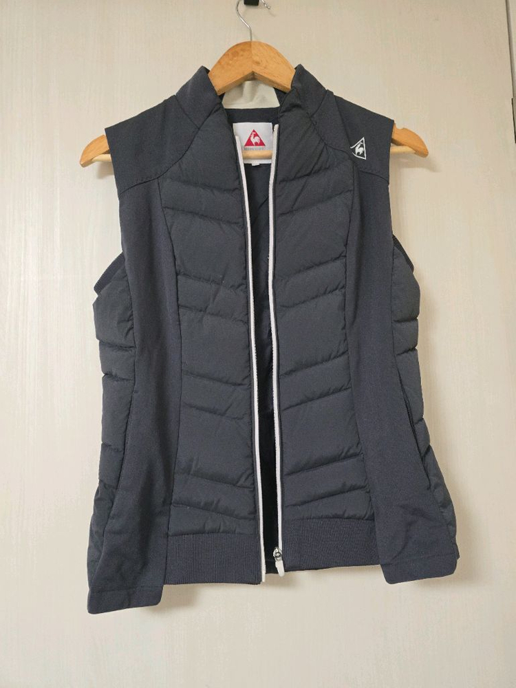 르꼬끄골프 덕다운 조끼패딩--5