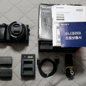 소니 미러리스 카메라 a6400 이미지