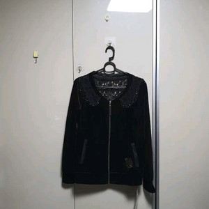 MANFEIQI 미사용 벨벳 집업자켓(L표기이나 m,66권장)/5천원
