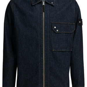 스톤아일랜드 집업 고스트 청 자켓 셔츠 (XXL, 새상품)