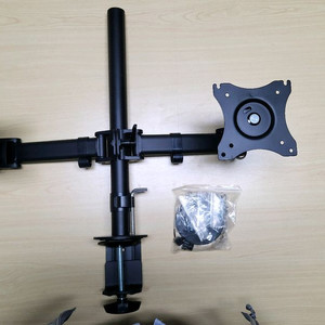 ELECOM 엘레컴 듀얼 모니터암 13-27인치 지원, 박스없음