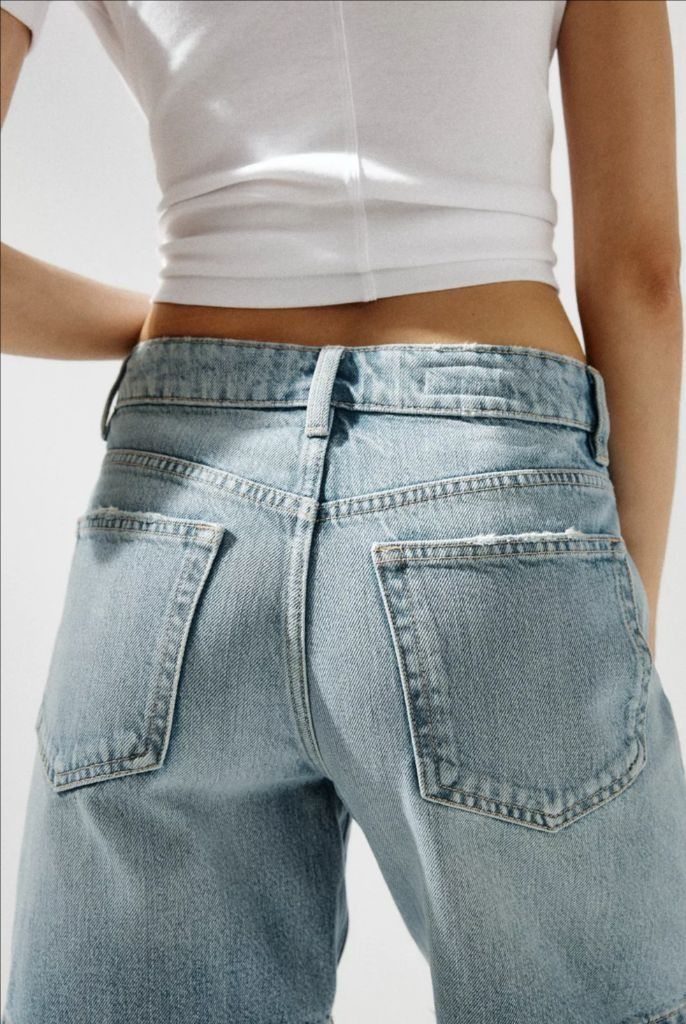 새상품) 자라 36 버뮤다 데님 팬츠 코스 마시모두띠 한섬 비이커 랑방 구호 타임 가니 빈폴 닥스 스타일--1