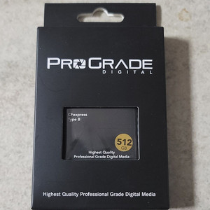 프로그레이드 CFexpress Btype 메모리카드 512기가 미개봉(B타입, CFB)