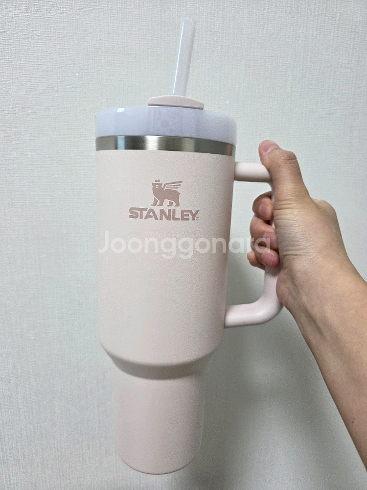 (새제품/택포) 스탠리 퀜처 H2.0 플로우 스테이트 텀블러 1.18L 로즈쿼츠 2.0--1