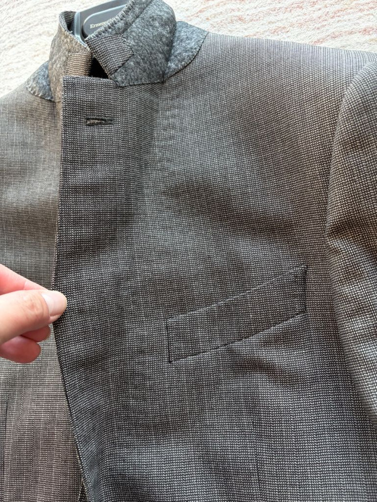 에르메네질도 제냐 백화점매장판 15milmil15 최고급 핸드쏘운 버드아이 수트--4