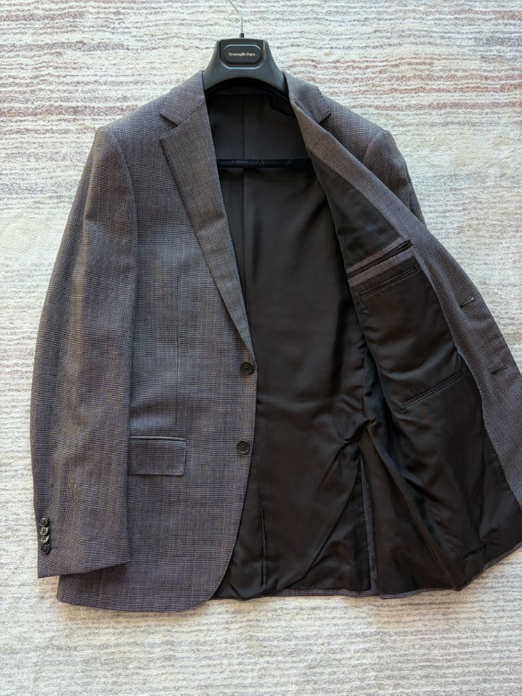 에르메네질도 제냐 백화점매장판 15milmil15 최고급 핸드쏘운 버드아이 수트--5