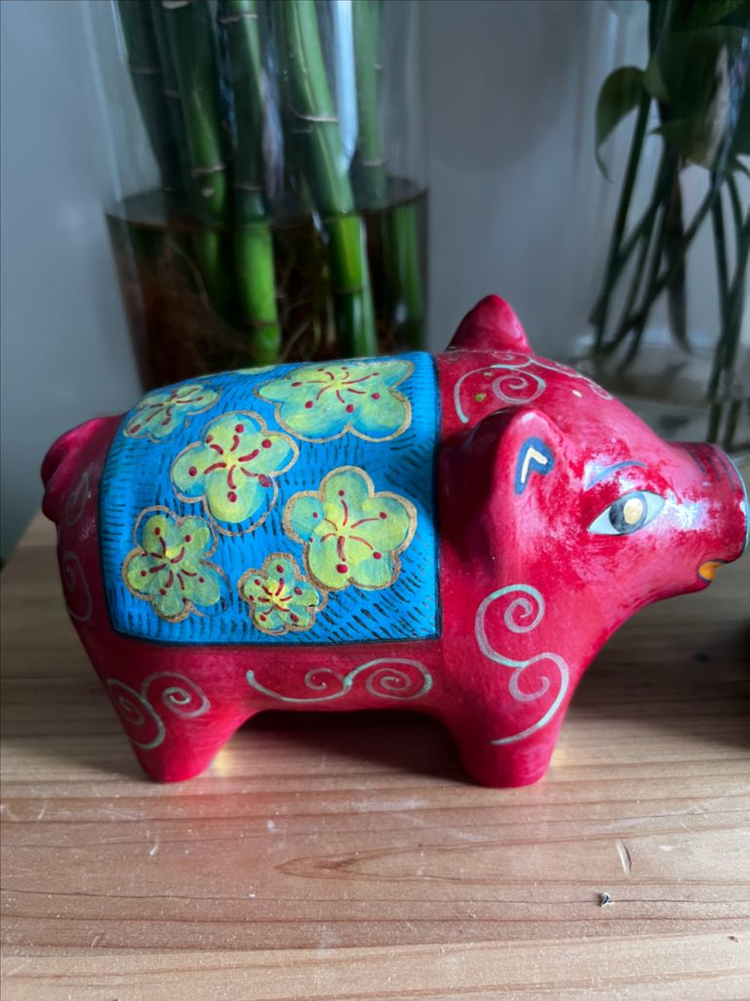 풍수인형 꼭두도예 돼지 2종 이미지