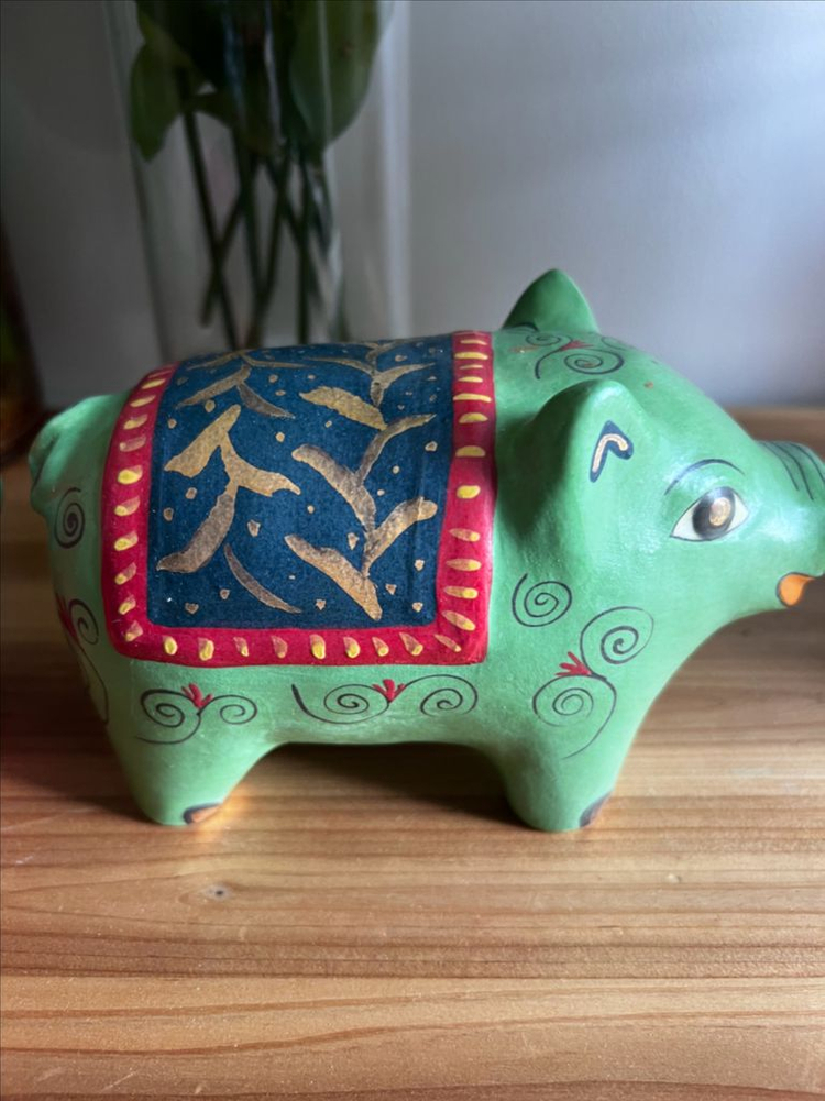 풍수인형 꼭두도예 돼지 2종 이미지