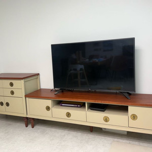 까소엔 원목 티비장 서랍장 콘솔 세트