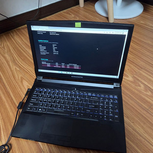 보스몬스터 게이밍노트북 16GB / GTX1050 / 배터리신품