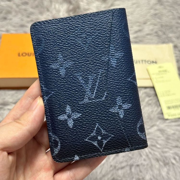 [풀구성] 루이비통 이클립스 오거나이저 카드지갑 네이비 신형--1